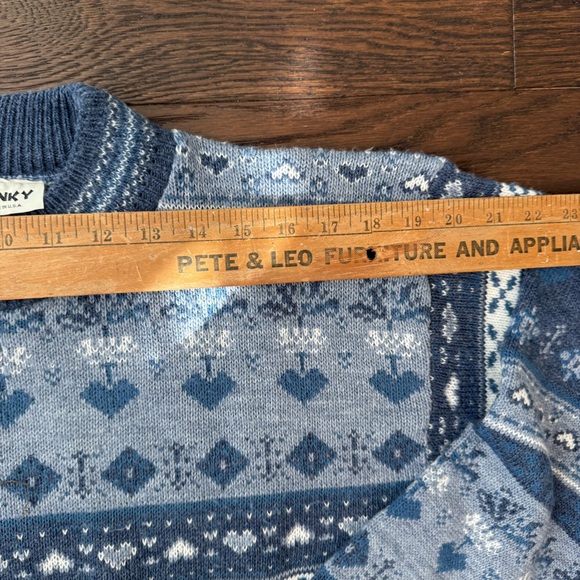 Vintage Spunky Women’s Cottagecore Sweater Sz S Made In USA 80's Hearts Granny - Picture 7 of 9